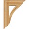 Ekena Millwork Thorton Traditional Rough Sawn Bracket, Western Red Cedar, 6"W x 24"D x 32"H BKT06X24X32THR01RWR - alternate 4